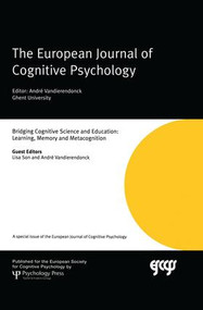 Bridging Cognitive Science and Education: Learning, Memory and Metacognition - 9781138883208 by Lisa Son, Andre Vandierendonck, 9781138883208