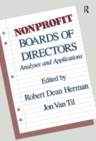 Nonprofit Boards of Directors (Analyses and Applications) - 9781138512634 by Robert Herman, 9781138512634
