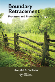 Boundary Retracement (Processes and Procedures) by Donald A. Wilson, 9780367573881