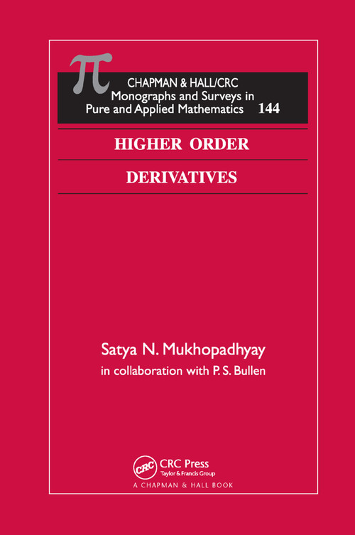 Higher Order Derivatives by Satya Mukhopadhyay, 9780367381745