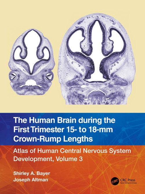 The Human Brain during the First Trimester 15- to 18-mm Crown-Rump Lengths (Atlas of Human Central Nervous System Development, Volume 3) by Shirley A. Bayer, Joseph Altman, 9781032219288