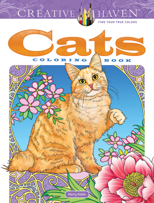 Creative Haven Cats Coloring Book by Marty Noble, 9780486833903