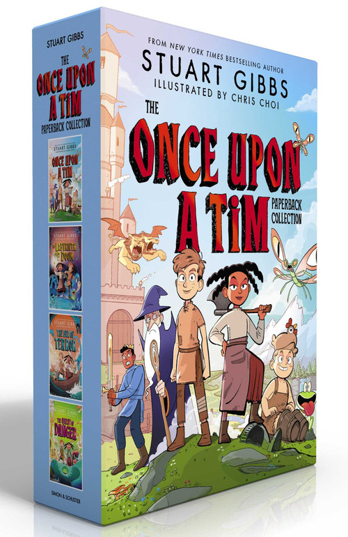 The Once Upon a Tim Paperback Collection (Boxed Set) (Once Upon a Tim; The Labyrinth of Doom; The Sea of Terror; The Quest of Danger) by Stuart Gibbs, Chris Choi, 9781665961066