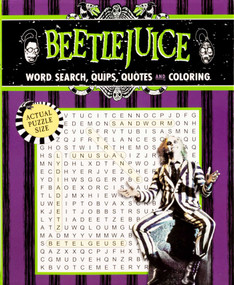 Beetlejuice Word Search, Quips, Quotes, and Coloring by Editors of Thunder Bay Press, 9781667208251