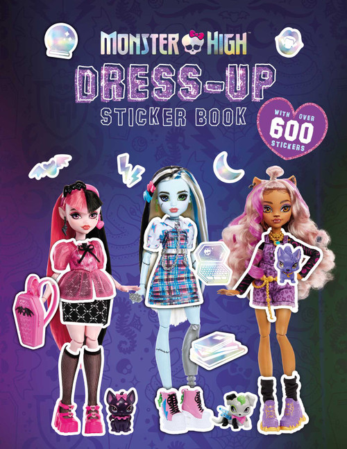 Monster High: Dress-Up Sticker Book by Michelle Golden, Mattel, 9781683432265