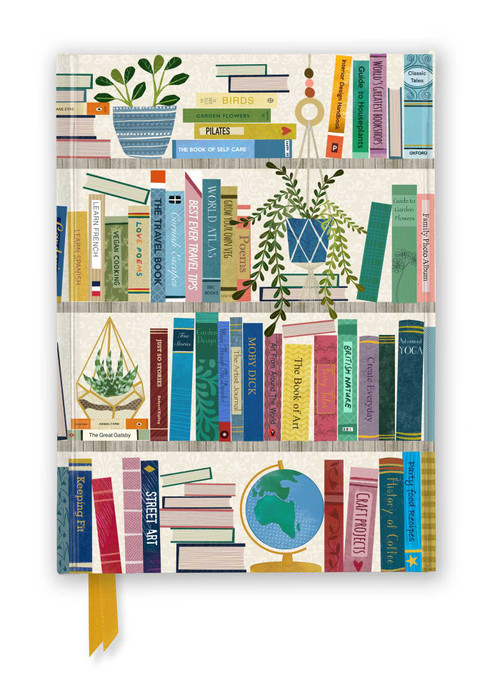 Georgia Breeze: Bookshelves (Foiled Journal) by Flame Tree Studio, 9781804178836