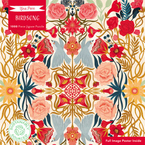 Adult Sustainable Jigsaw Puzzle Nina Pace: Birdsong (1000-pieces. Ethical, Sustainable, Earth-friendly) by Flame Tree Studio, 9781804179000