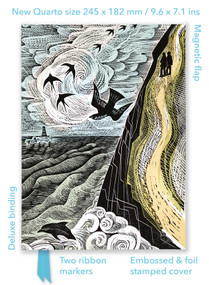 Angela Harding: Cornish Path (Foiled Quarto Journal) by Flame Tree Studio, 9781804179017