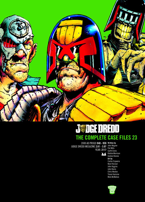 Judge Dredd: The Complete Case Files 23 by John Wagner, Mark Millar, Carlos Ezquerra, Trevor Hairsine, 9781837862696