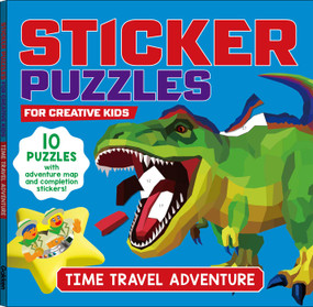 STICKER PUZZLES; TIME TRAVEL ADVENTURE (For Creative Kids) by Gakken early childhood experts, 9784056212457
