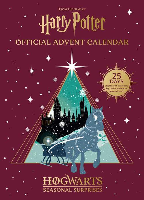 Harry Potter Official Advent Calendar Hogwarts Seasonal Surprises (25 Days of Gifts, with Stationery, Key Chains, Washi Tapes and More!) by Insight Editions, 9798886636789