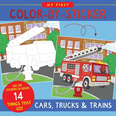 Color-by-Sticker - Cars, Trucks, and Trains by Hannah Beilenson, Martha Day Zschock, 9781441343529