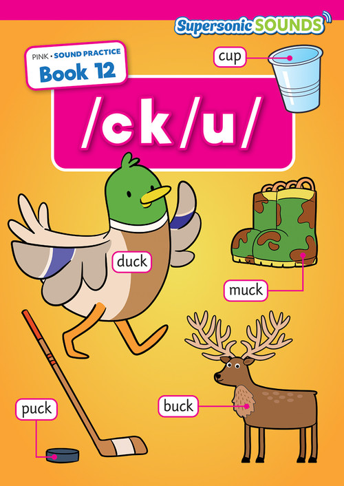 Pink Sound Practice Book 12 /ck/u/ by N/A, 9798892323659