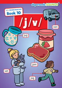 Red Sound Practice Book 10 /j/v/ by N/A, 9798892323789
