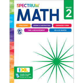 Spectrum Math Workbook, Grade 2 - 9781483871455 by Spectrum, Carson Dellosa Education, 9781483871455