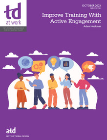 Improve Training With Active Engagement by Adam Hockman, 9781957157252