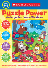 Puzzle Power Kindergarten Jumbo Workbook by Scholastic, 9781338887570