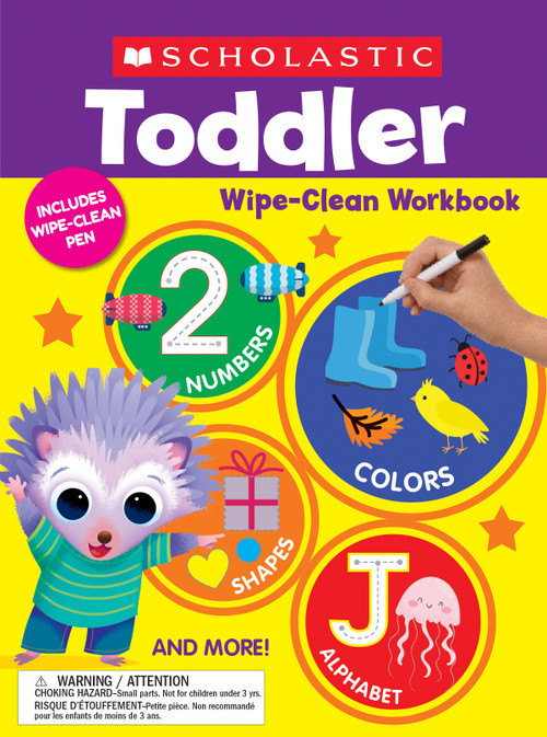 Scholastic Toddler Wipe-Clean Workbook by Scholastic Teaching Resources, 9781338891089