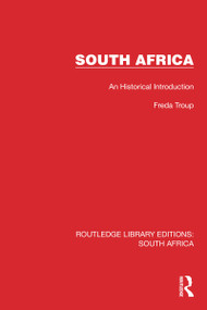 South Africa (An Historical Introduction) by Freda Troup, 9781032322841