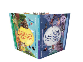 Qué hacen los animales de día... y de noche / Day to Night: A Flip Book (Spanish Edition) by Michael Bright, 9788448867058