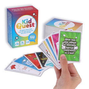 KidQuest (The Game Where Kids Find Out What Grown-Ups Were Like as Kids!) by Ariane de Bonvoisin, Everest van der Zwan, 9781797231334