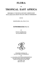 Flora of Tropical East Africa - Euphorbiac v2 (1988) by Susan Carter, A. R. Smith, 9789061913382