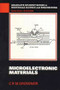 Microelectronic Materials by C.R.M. Grovenor, 9780852742709