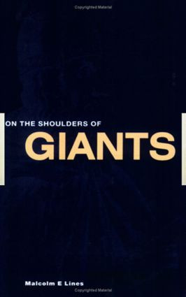 On the Shoulders of Giants - 9780750301039 by Lines M E, 9780750301039