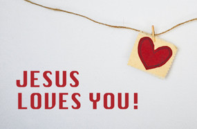 Outreach Postcard: Jesus Loves You (Package of 25) by Broadman Church Supplies Staff, 9781430084174