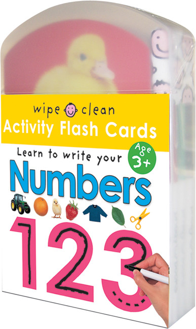 Wipe Clean: Activity Flash Cards Numbers by Roger Priddy, 9780312498177