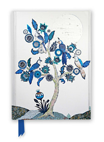 Alexandra Milton: Silver Tree of Life with Four White-throated Magpies (Foiled Journal) by Flame Tree Studio, 9781804179109