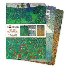 Gustav Klimt: Landscapes Set of 3 Standard Notebooks by Flame Tree Studio, 9781804179246