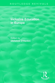 Inclusive Education in Europe - 9781138304109 by Christine O'Hanlon, 9781138304109