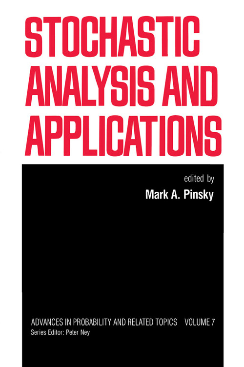 Stochastic Analysis and Applications by Mark A. Pinsky, 9780367451783