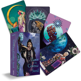 Tarot of the Cosmic Seed ((79 Full-Color Cards and 80 Page Booklet)) by Lalania Simone, 9781578638611