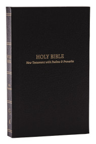 KJV Holy Bible: Pocket New Testament with Psalms and Proverbs, Black Softcover, Red Letter, Comfort Print: King James Version by Thomas Nelson, 9781400334810