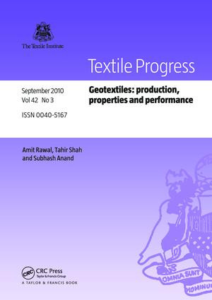 Geotextiles (Production, Properties and Performance) by Amit Rawal, Tahir Shah, Subhash Anand, 9780415615051