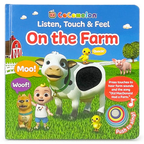 CoComelon Listen, Touch & Feel On the Farm by CoCoMelon Licensed Art, Cottage Door Press, 9798890190840