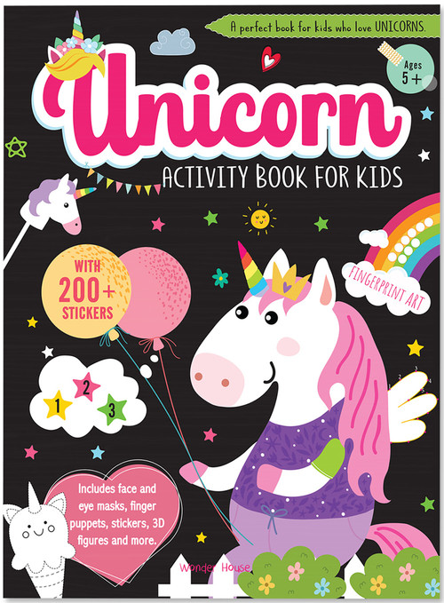 Unicorn Activity Book For Kids by Wonder House Books, 9789358563559