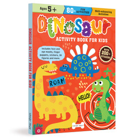 Dinosaur Activity Book For Kids by Wonder House Books, 9789358563566