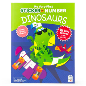 Dinosaurs (My Very First Sticker by Number) by Lwillys  Tafur, Cottage Door Press, 9798890191069