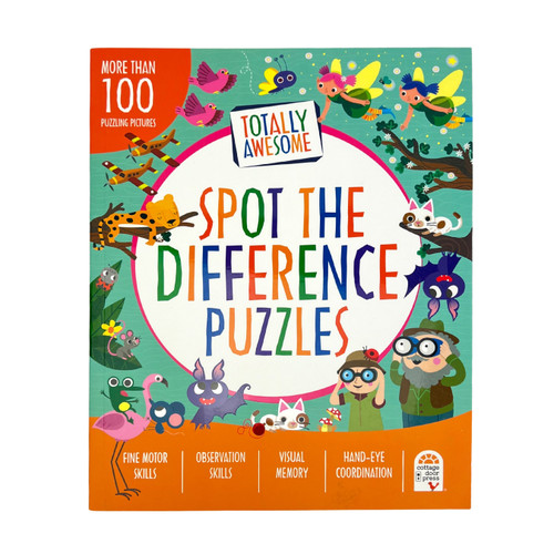 Totally Awesome Spot the Difference by Cottage Door Press, Beatrice Costamagna, Tim Budgen, Isabel Aniel, 9781646380213