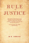 The Rule of Justice (An Interpretation of Governance and Social Order through the Middle East and Africa) by MB Abbasi, 9781914325137