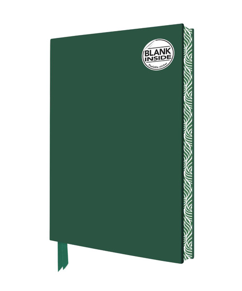 Racing Green Blank Artisan Notebook (Flame Tree Journals) by Flame Tree Studio, 9781804179543