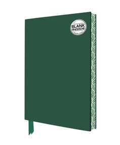 Racing Green Blank Artisan Notebook (Flame Tree Journals) by Flame Tree Studio, 9781804179543