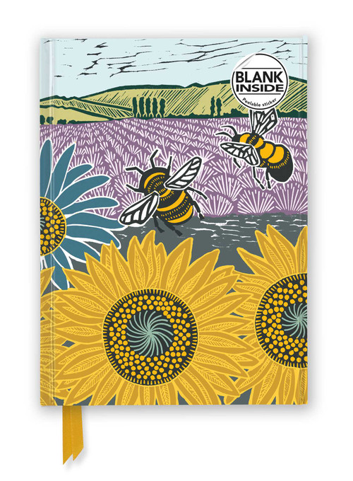 Kate Heiss: Sunflower Fields (Foiled Blank Journal) by Flame Tree Studio, 9781804179567