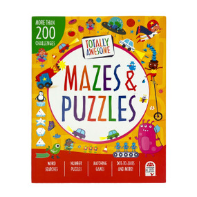 Totally Awesome Mazes and Puzzles (More Than 200 Challenges) by William Potter, Becky Wilson, Cottage Door Press, 9781680524130