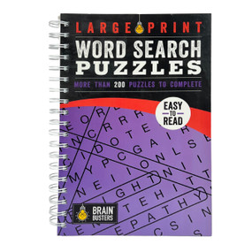 Large Print Word Search Puzzles Purple (More Than 200 Puzzles to Complete) by Parragon Books, 9781680528886