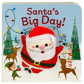 Santa's Big Day Puppet Book by Holly Berry-Byrd, Rob Sayegh, Cottage Door Press, 9781646380411