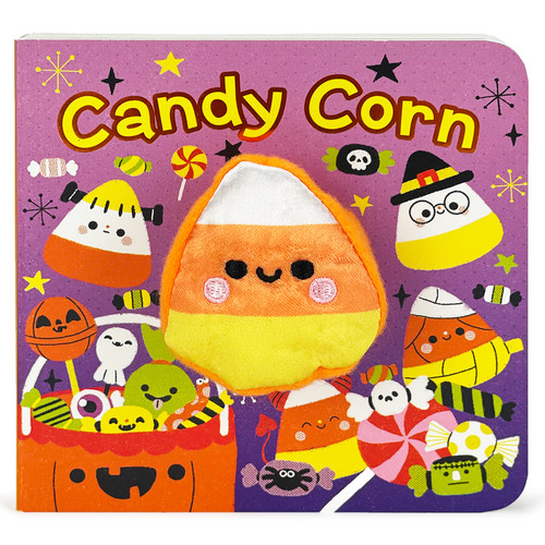 Candy Corn Puppet Book by Cottage Door Press, Brick Puffinton, Clementine Derodit, 9781646381944